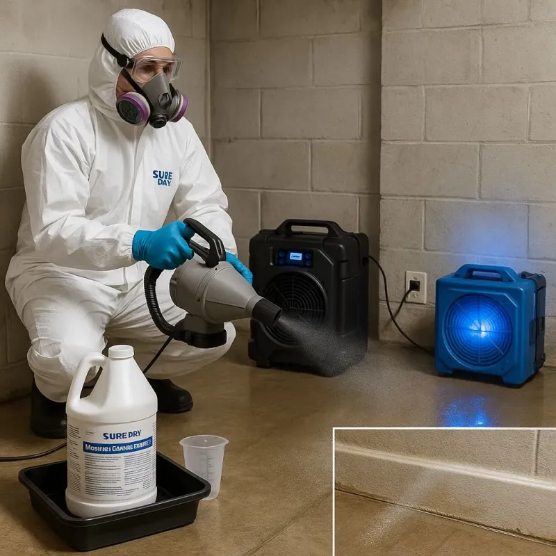 Sanitization and Odor Removal process in Waterville, MN